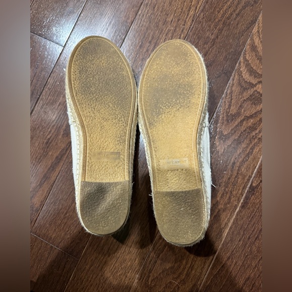 SAINT LAURENT EMBROIDERED ESPADRILLES IN CANVAS, NATURAL BEIGE, SIZE 37 - Picture 10 of 10